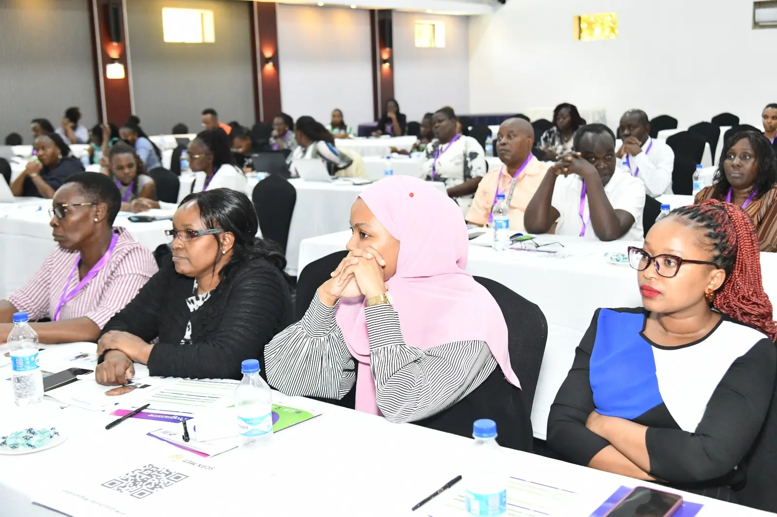 Delegates engaged in an AWAK PFM session